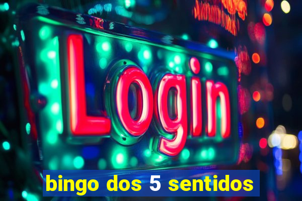 bingo dos 5 sentidos